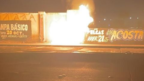 Fuga de gas en tubería provocó un incendio en comercio de Tijuana