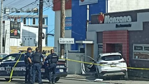 Accidente en Boulevard Cuauhtémoc