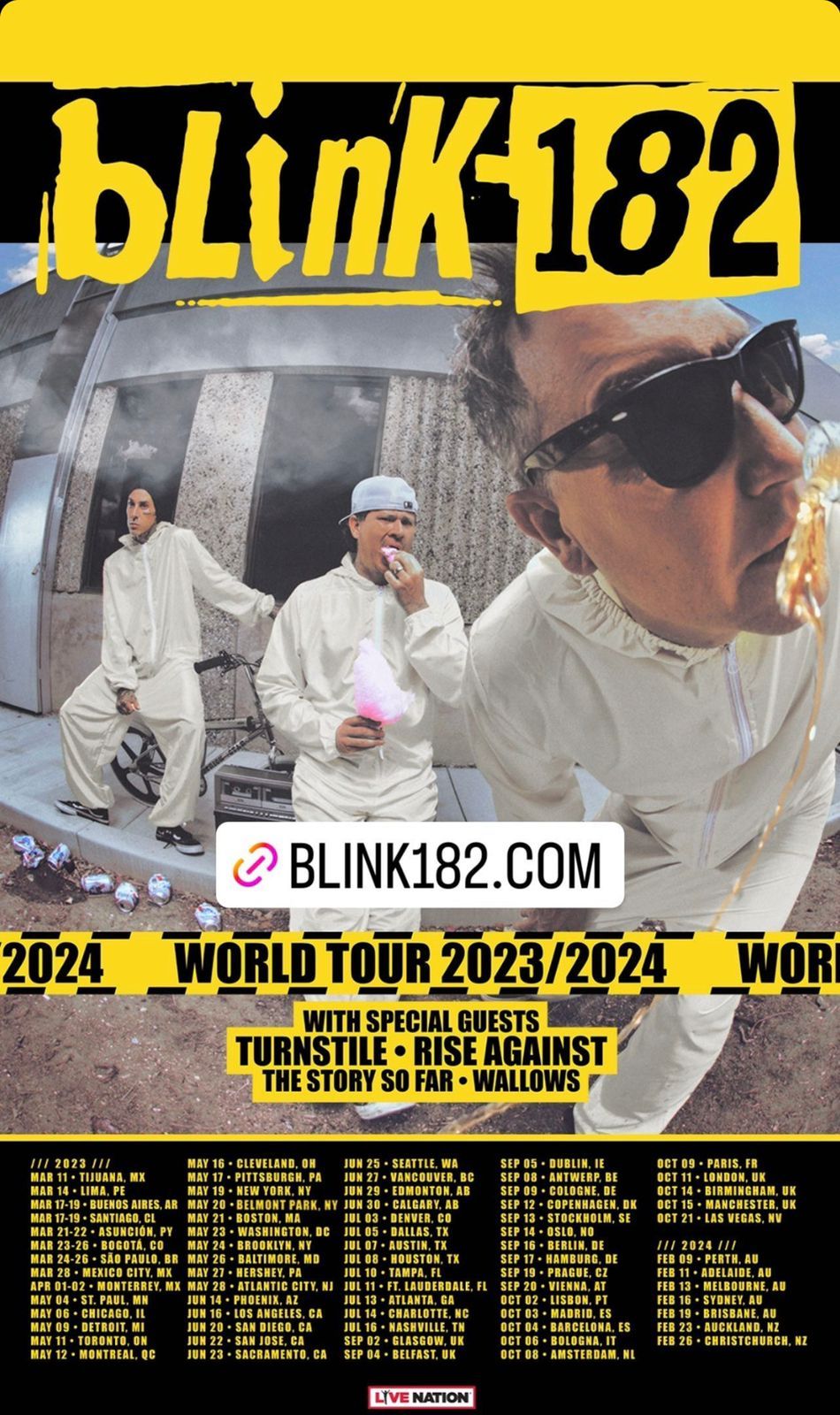 blink 182 australian tour 2004