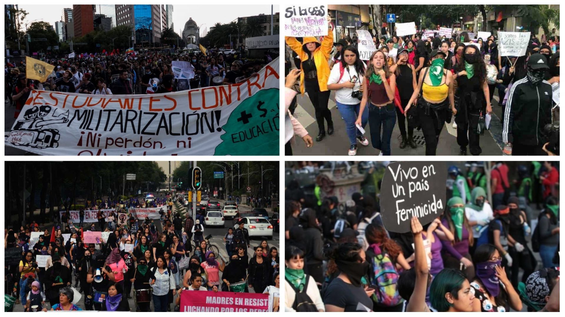 Las Marchas de hoy 20 de octubre en CDMX