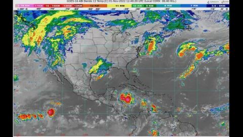 La Tormenta Tropical ´Lisa´ provocará fuertes lluvias en el sureste mexicano