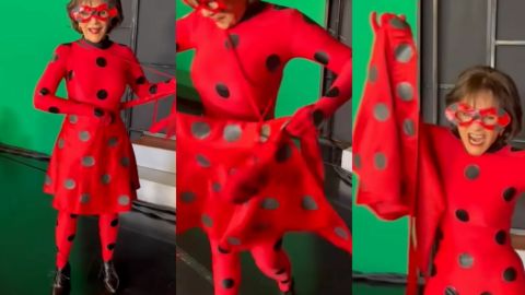 Pati Chapoy causa sensación con su disfraz de LadyBug