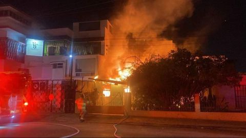 Fuertes incendios se registraron en Tijuana