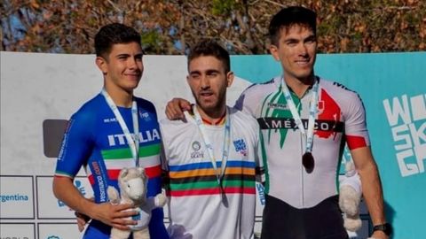 Jorge Martínez gana bronce en Juegos Mundiales de Patines en Argentina