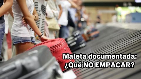 Objetos que nunca deberías empacar en tu equipaje documentado, según EUA
