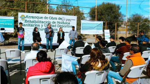 Inicia gobierno municipal rehabilitación de espacios deportivos en Tecate