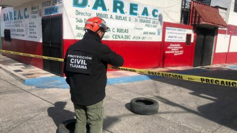 Abandonaron granada de fragmentación en Playas de Tijuana