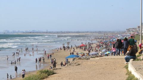 Recomiendan no acudir a playa ante cambios bruscos de temperatura