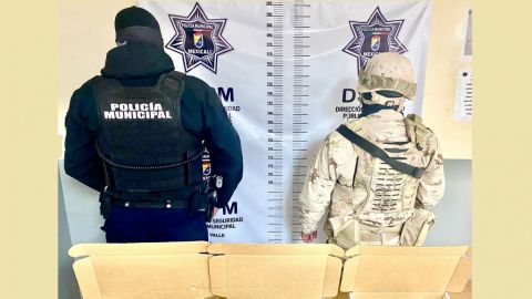 Recuperan DSPM y Sedena arsenal en el Valle de Mexicali