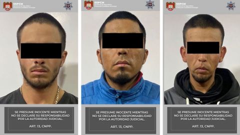 Tres hombres detenidos por disparar en la colonia Mariano Matamoros