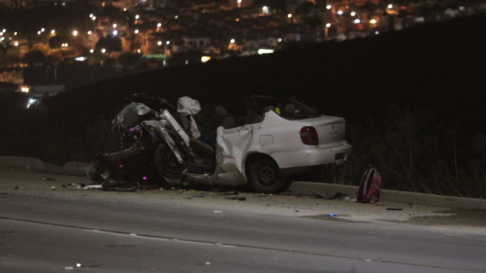 Fatal Accidente Paralizó La Carretera Libre Rosarito Tijuana 2187