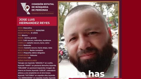 Desaparecido: Piden apoyo para localizar a José Luis Hernández Reyes de 31 años