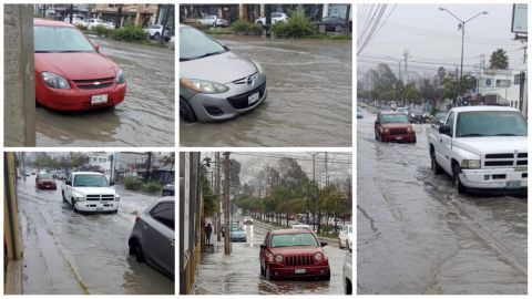 Inundaciones, encharcamientos tras las primeras horas de lluvia