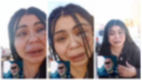 VIDEO: Esposa de policía municipal lo denuncia por intento de feminicidio