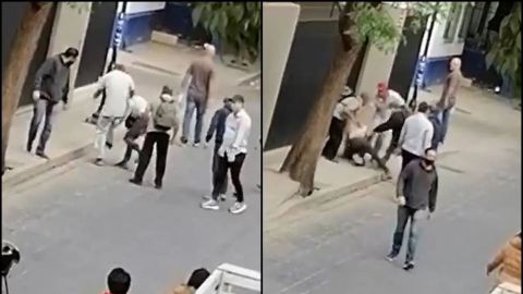 VIDEO: Someten y le dan golpiza a presunto asaltante