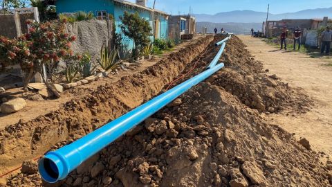 Viene red de agua potable para Santo Domingo y Domingo Luna en Ensenada: Cespe