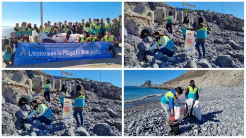 Limpian Playa El Mosquito voluntarios de ASEZ WAO México