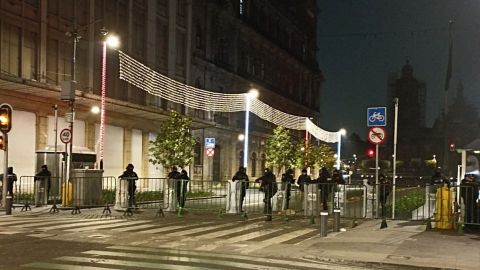 Cierran con vallas el Centro Histórico por encuentro de Biden y Trudeau con AMLO