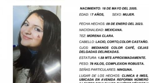 Alerta Amber en Ensenada, se busca a Sofía Mercado López