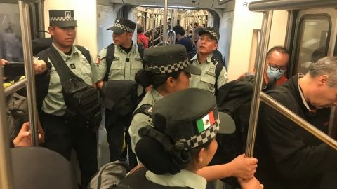 Guardia Nacional en el Metro sigue una lógica política: expertos