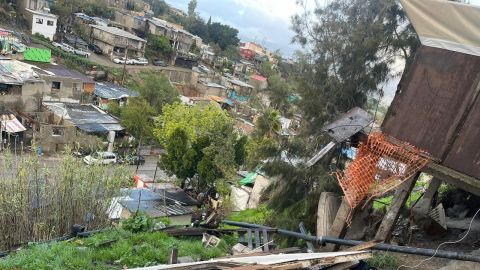 12 casas afectadas por derrumbes en Tijuana