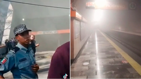 Línea 7: Corto circuito habría provocado el humo en Barranca del Muerto
