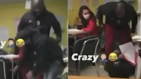 VIDEO: Profesor agrede físicamente a un estudiante por insultos racistas en EU