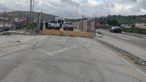 Otra vez cierran el terraplén