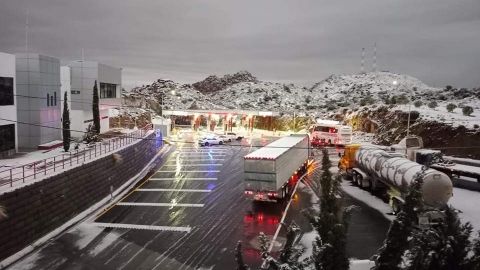 Autopista Centinela- La Rumorosa se encuentra abierta tras nevada