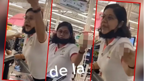 ¡Pleitazo!, cajera de supermercado se pelea con clienta