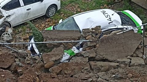 Más derrumbes se registraron en Tijuana por lluvias