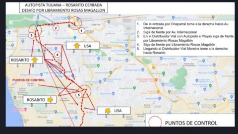 Caos vial en Tijuana por los edificios a punto de colapsar; dan rutas alternas