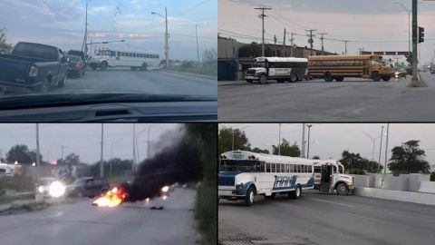 Liberan 11 bloqueos registrados en Matamoros, Tamaulipas, informa la SSP