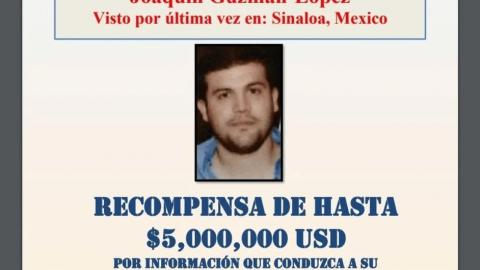 EU suma a su lista negra a hijo de 'El Chapo' Guzmán