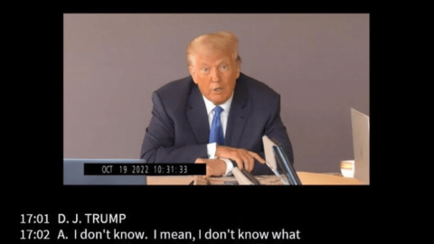 Trump comparece por caso de pago a actriz porno mediante videoconferencia