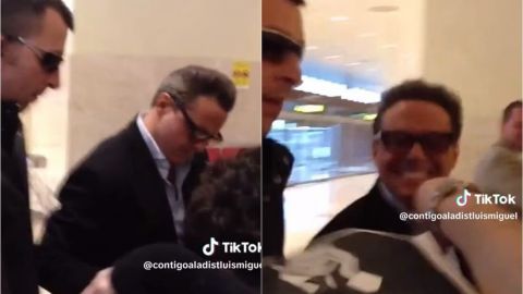 Luis Miguel sorprende a fans y da autógrafos en aeropuerto