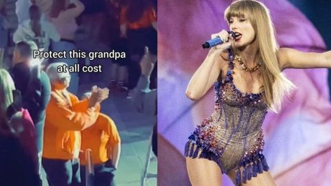 Abuelito se viraliza por bailar en concierto de Taylor Swift