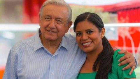 Reafirma AMLO su apoyo y protección a la alcaldesa Montserrat Caballero