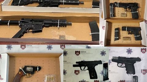 Policía Municipal de Tijuana asegura ocho armas de fuego en un solo día