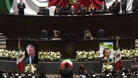 Realizan homenaje a Porfirio Muñoz Ledo en Cámara de Diputados