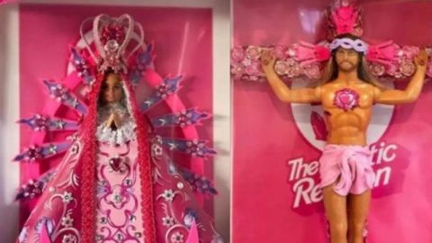 Barbie Virgen y Ken Cristo crucificado provocan polémica en Argentina