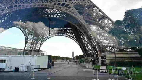 En París, desalojan la Torre Eiffel por amenaza de bomba