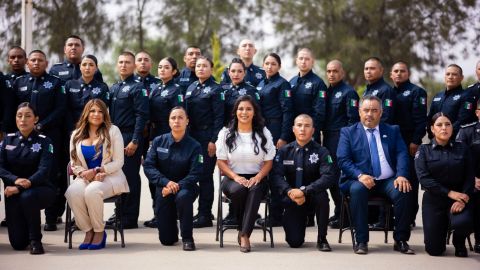 Recibe Ayuntamiento de Tijuana, doce nuevos policías municipales