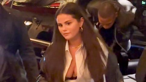 Selena Gomez conquista París con tendencia sin pantalón