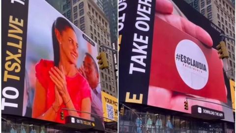 El PAN presenta queja contra Claudia Sheinbaum por propaganda en Time Square