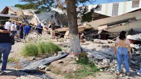 Derrumbe de techo en iglesia de Ciudad Madero deja 10 muertos