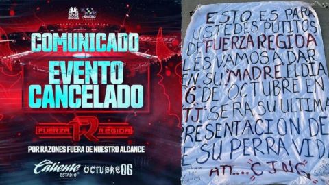 Cancelan concierto de Grupo Regida por amenazas del crimen organizado