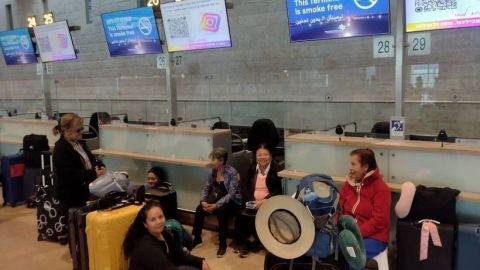 8 mexicanos logran salir de Israel