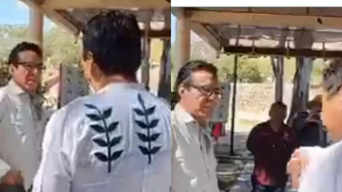 Senador de Morena se niega a pagar entrada a Monte Albán