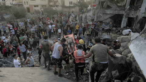 Hamás acusa a Israel de bombardear hospital en Gaza; reportan cientos de muertes